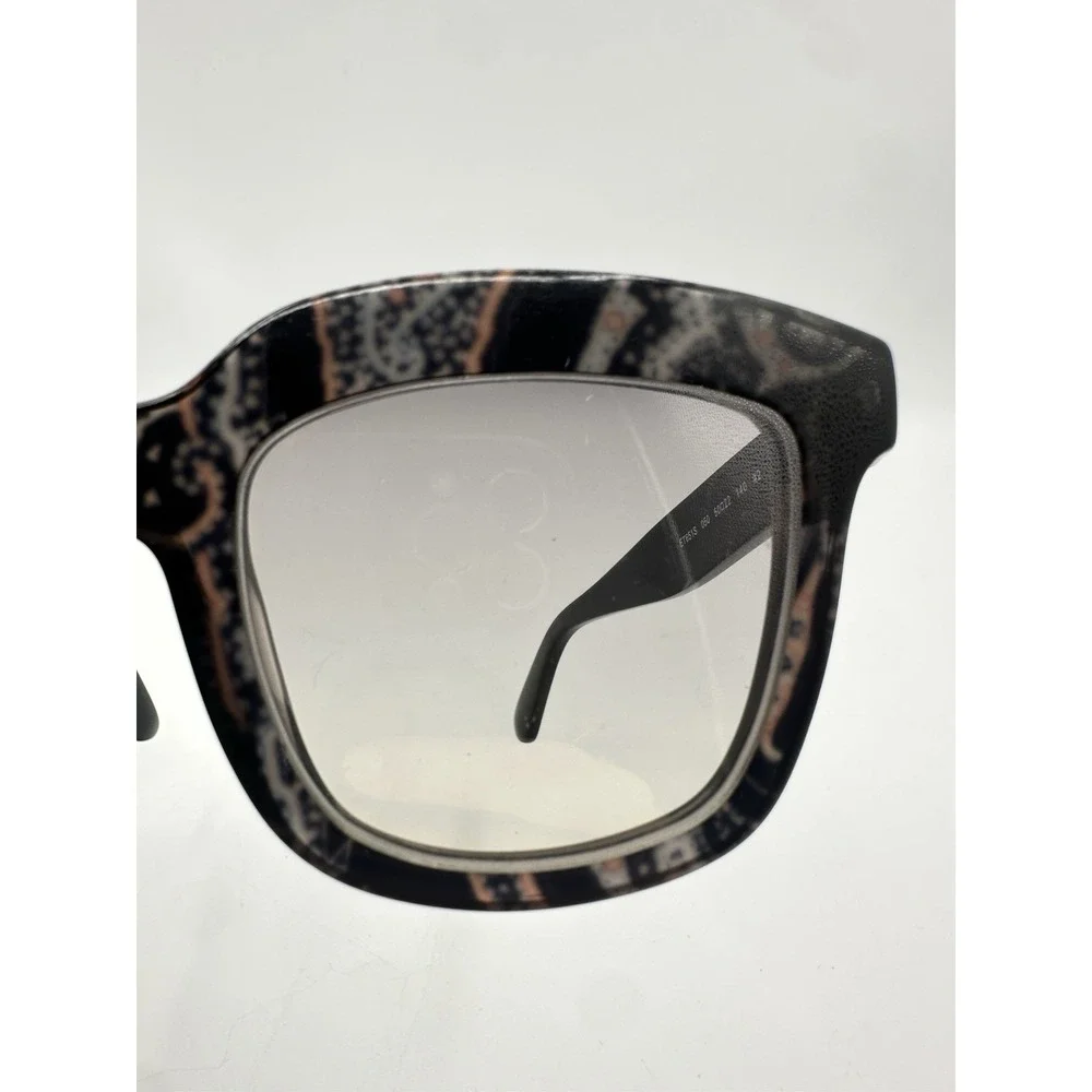 ETRO ET651S Sunglasses Black Print 050 Designer Eyewear 50-22-140